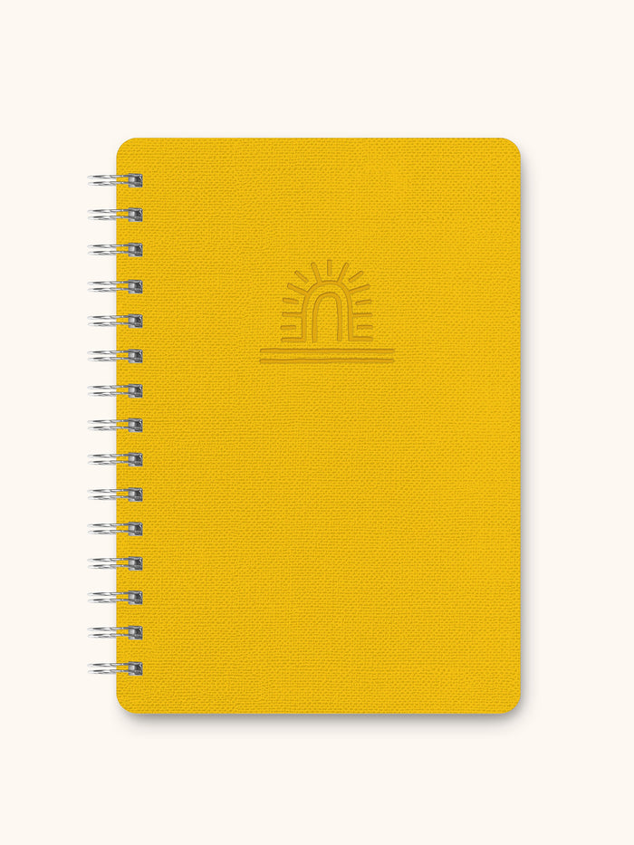 Spiral Mini Mixed Media Art Notebook – Yellow Paper House