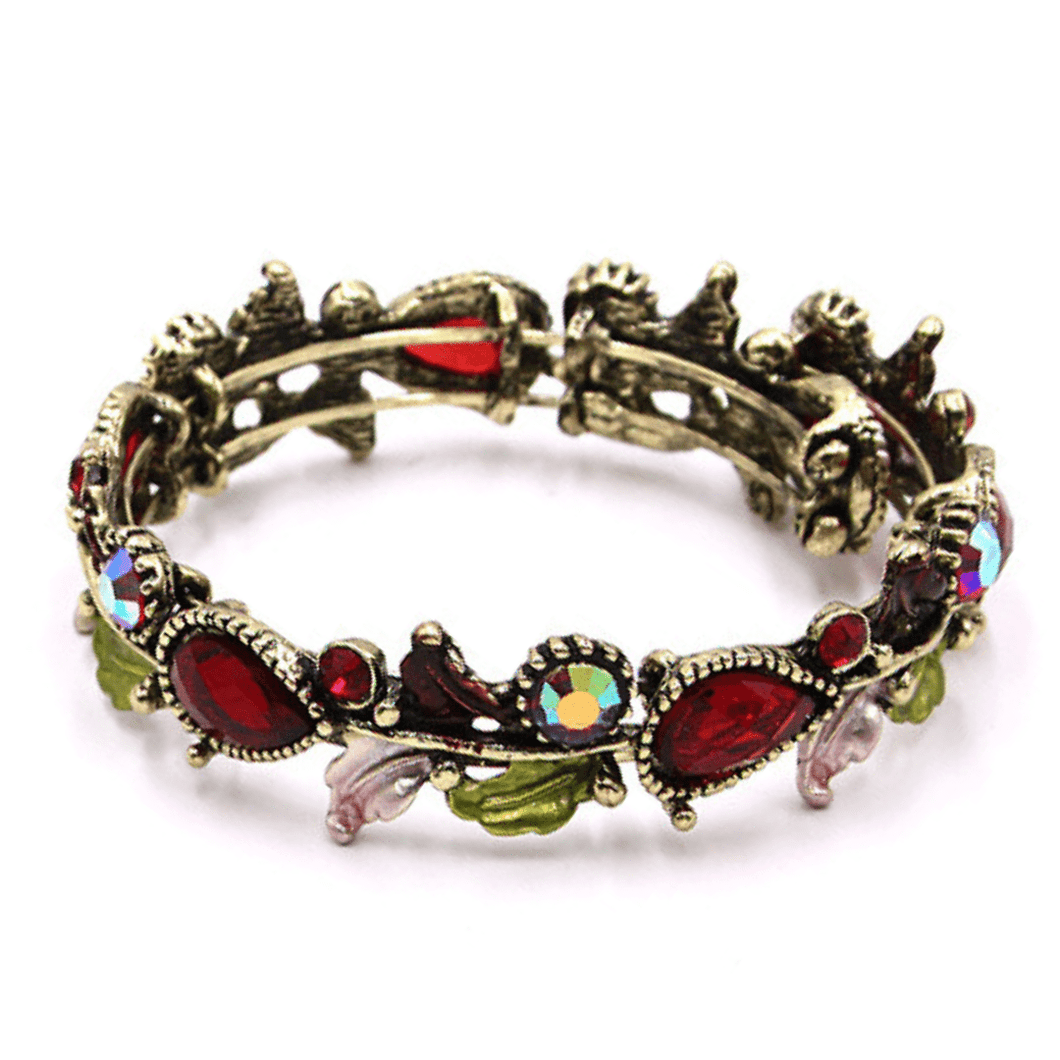 red crystal bracelet