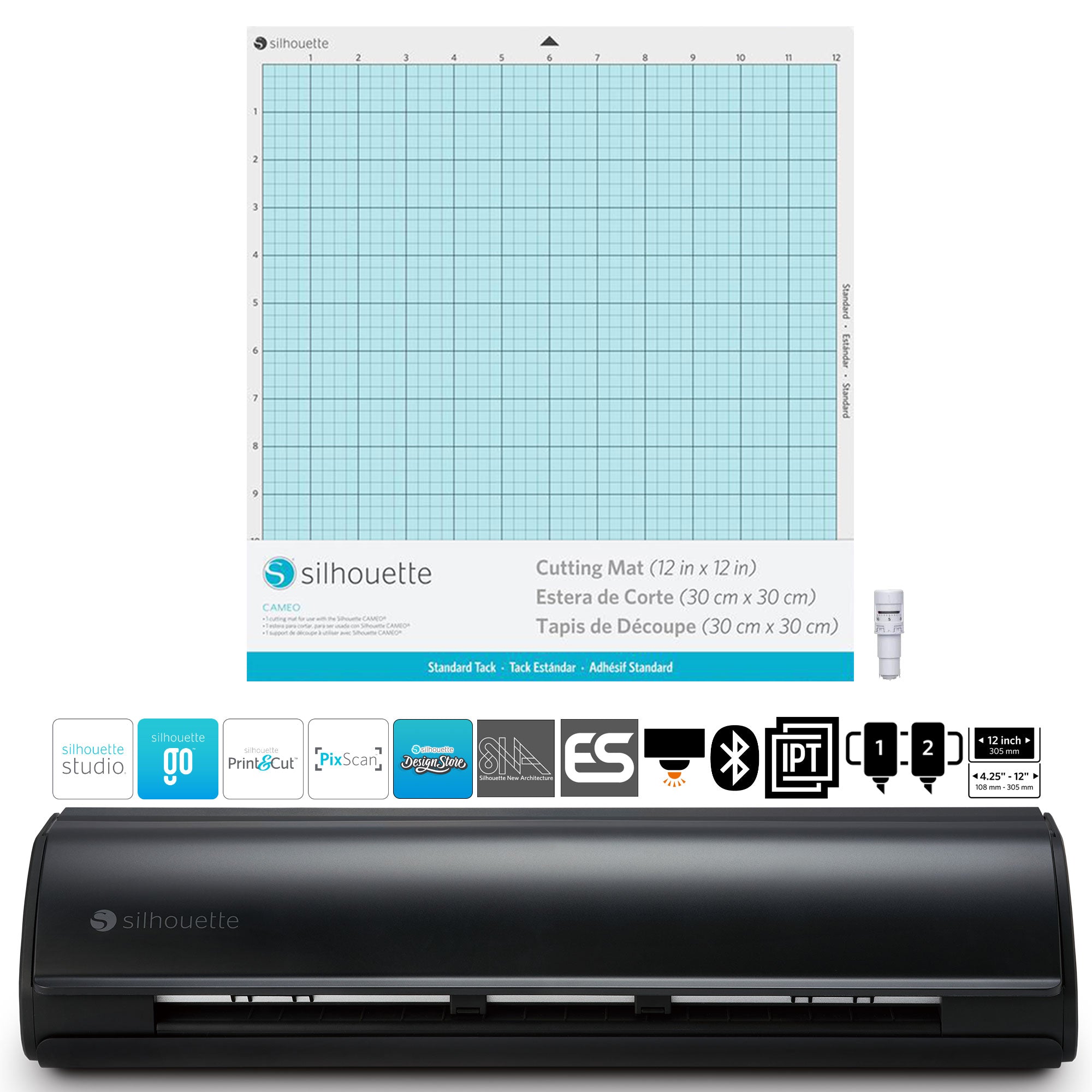 StandardGrip Cutting Mat for Silhouette Cameo 3/2/1 - LinkedGo Vinyl