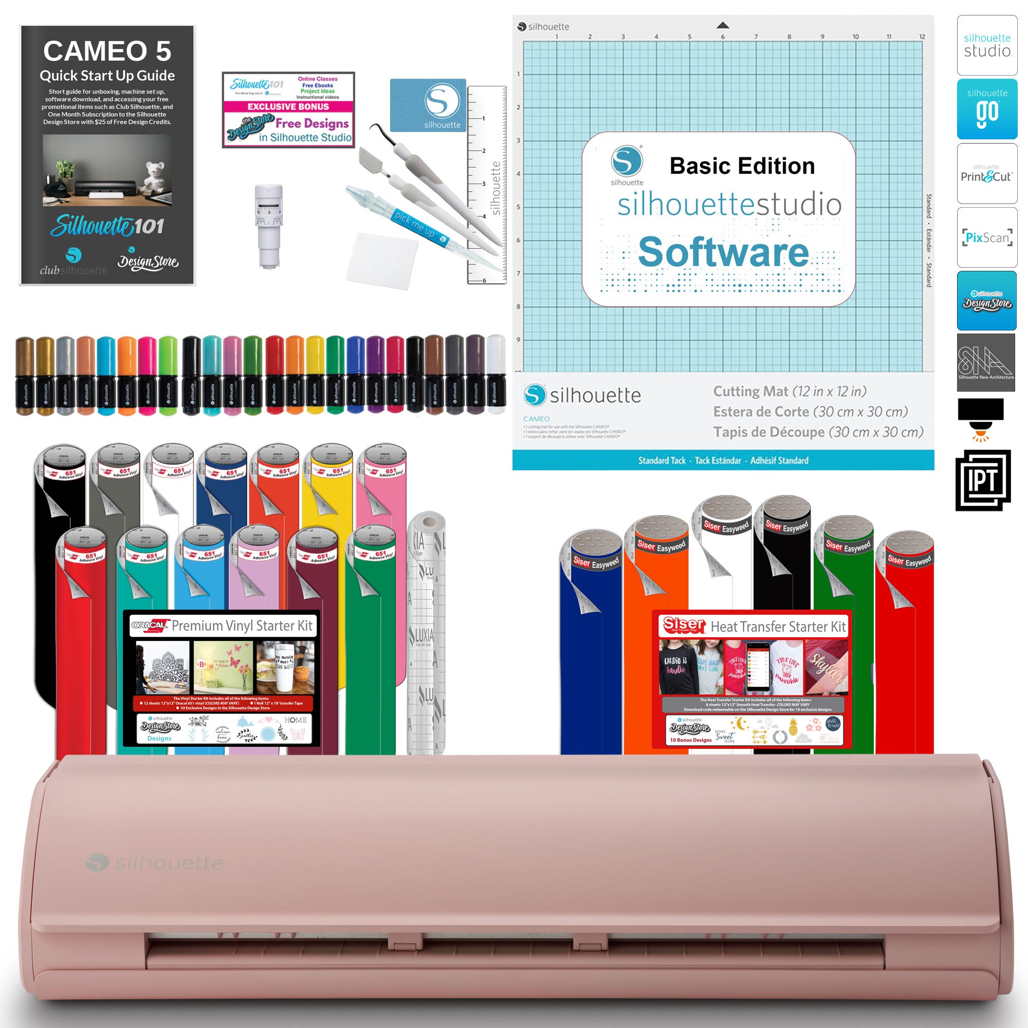 Silhouette SilkScreen Ultimate Bundle includes Silkscreen Starter Kit –  craftercuts