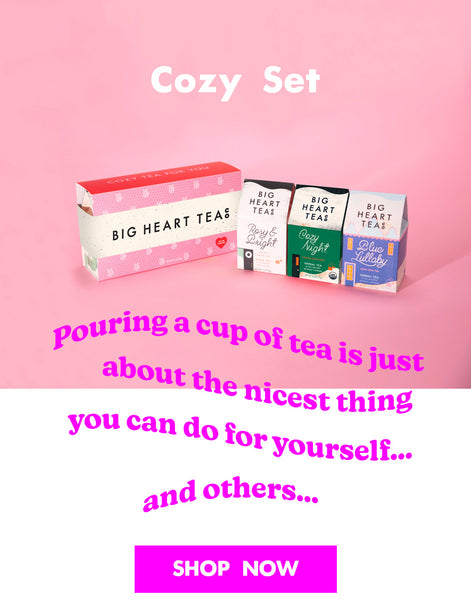 cozy set. pouring a cup of tea is just but the nicest thing you can do for yourself....and others.... shop now.