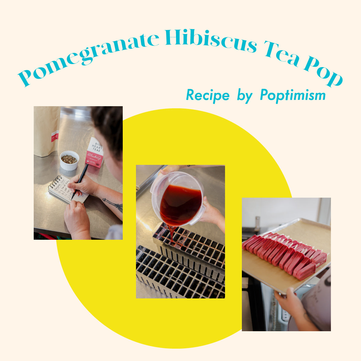 Pomegranate Hibiscus Ice Pop