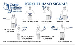 forklift hand signals