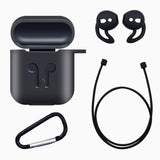 AirPods Accessory Bundle black case + hook + eartips + extender The Ambiguous Otter