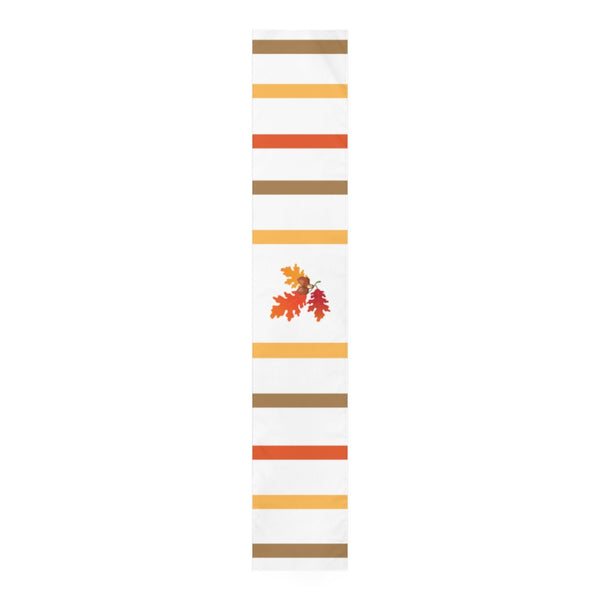 Fall and Thanksgiving Striped Table Runner