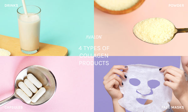 4 types of collagen products