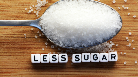 eat less sugar can help in burning fat