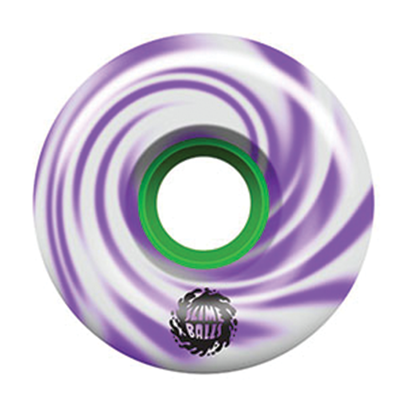 Slime Balls Swirly Wheels Purple/White 78a - 65mm