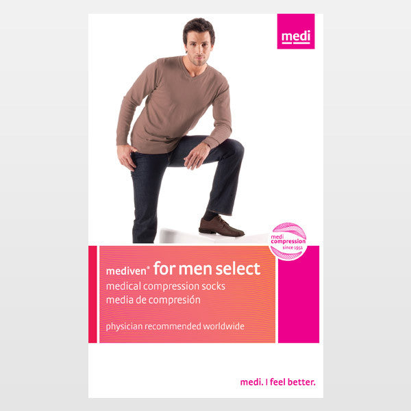 Mediven For Men Select Knee 15-20 mmHg - LegSmart Compression Socks