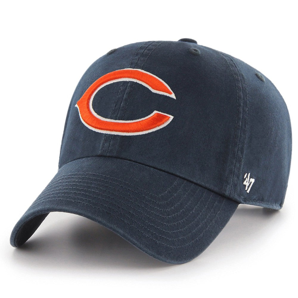 Chicago Bears Grey and Navy Adjustable Hat with B Logo by New Era #Chicago  #Bears #ChicagoBears