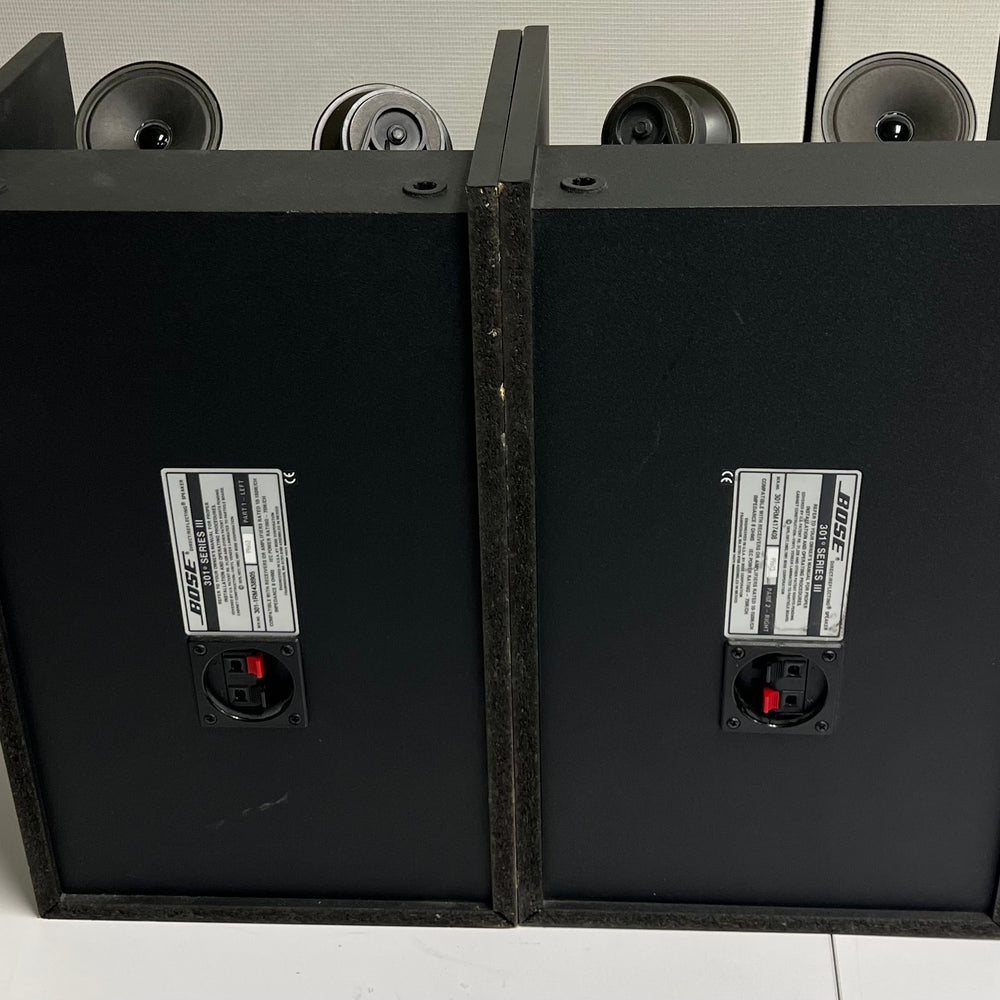 Bose Vintage 301 Series III Direct Reflecting Speakers PAIR (Tested) –