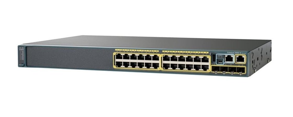 NEW Cisco WS-C2960X-24PD-L Gigabit Ethernet 24 Port Network Switch