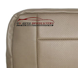 2001 Ford F250 Lariat second row 40 bottom Perforated Leather Seat Cover Tan - usautoupholstery