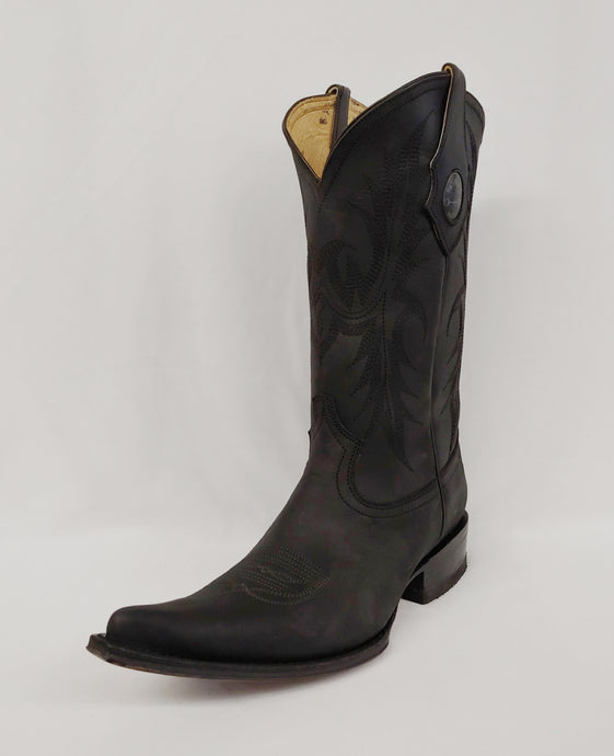 mens black pointed toe cowboy boots