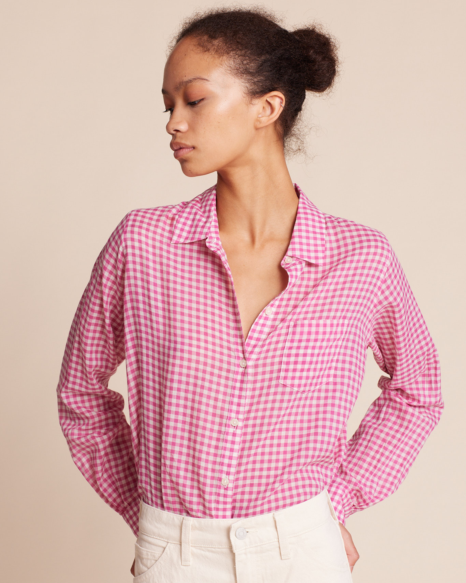 Trovata Birds of Paradis Helena Shirt in Mariners Stripe - Bliss