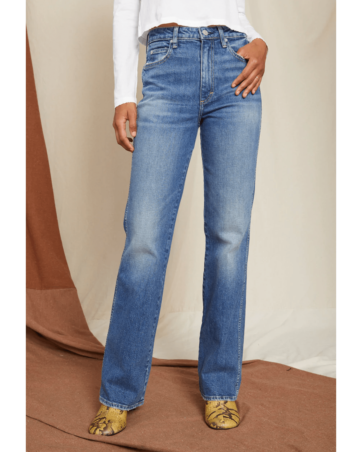 Jeans Willa Fit Flare Tiro Alto