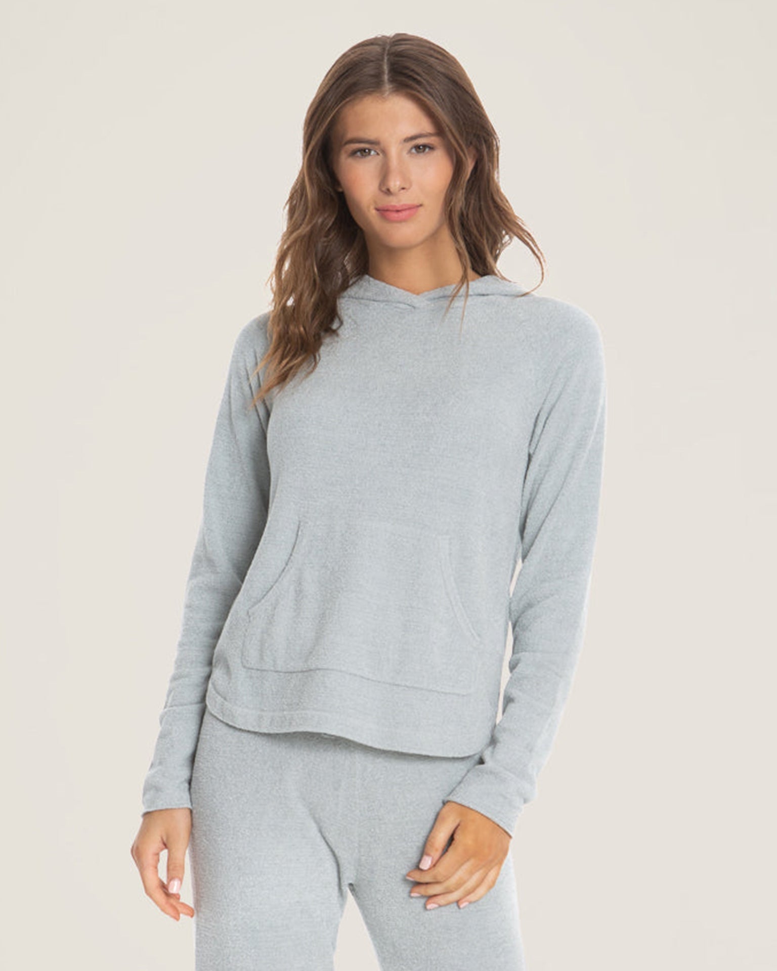 Barefoot Dreams CCUL Pullover Hoodie in Blue Water - Bliss Boutiques
