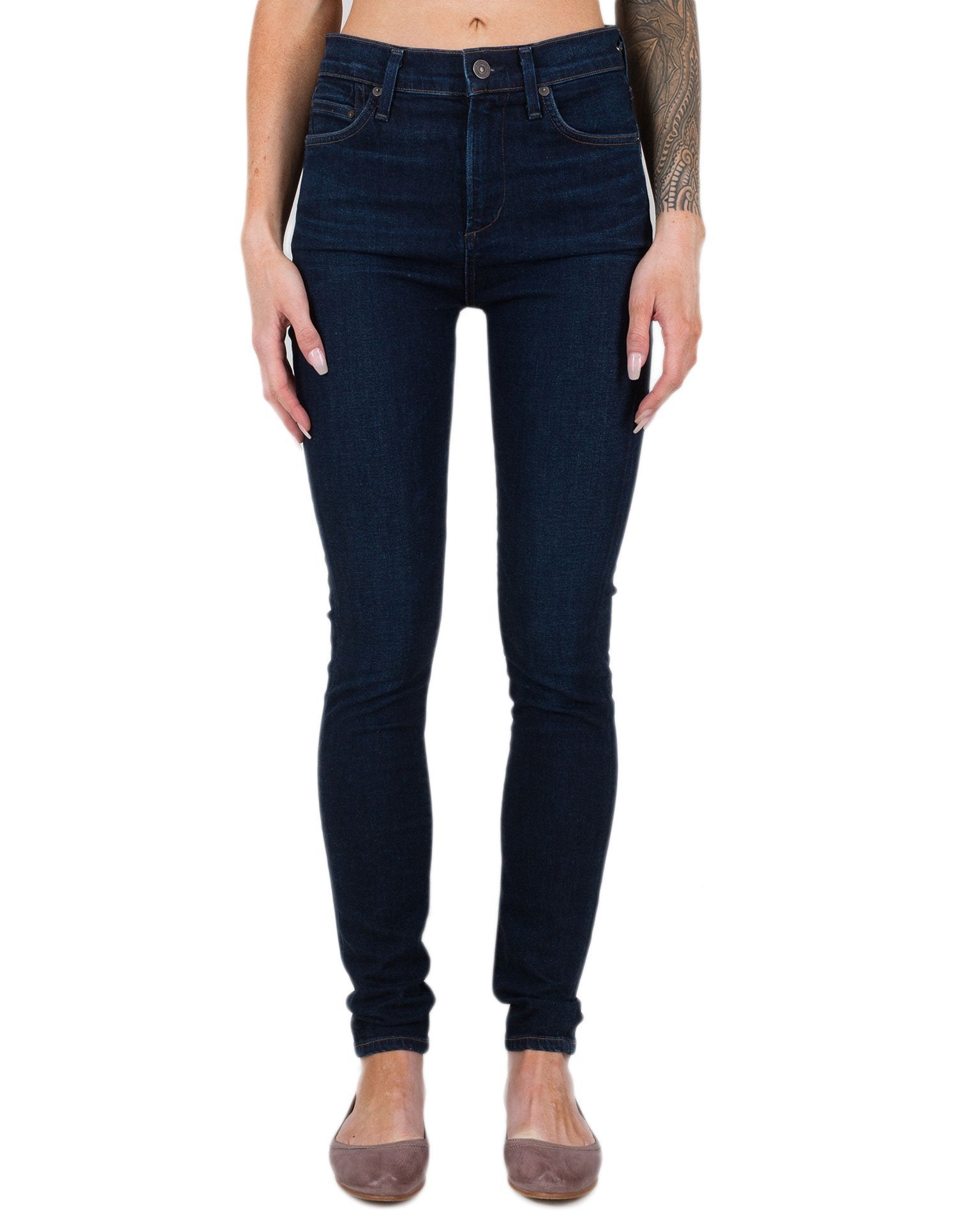 black low rise flare jeans