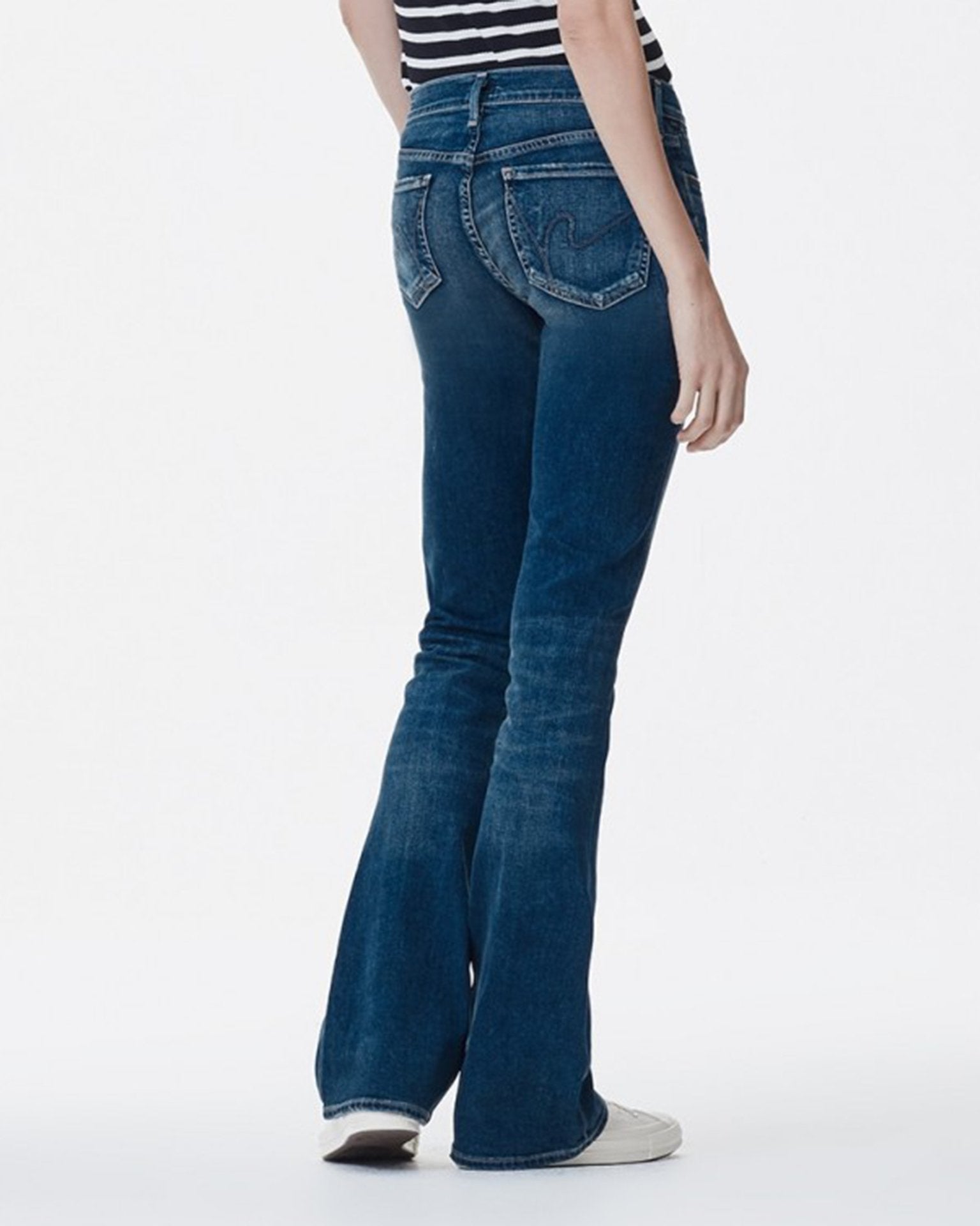 petite slim bootcut jeans