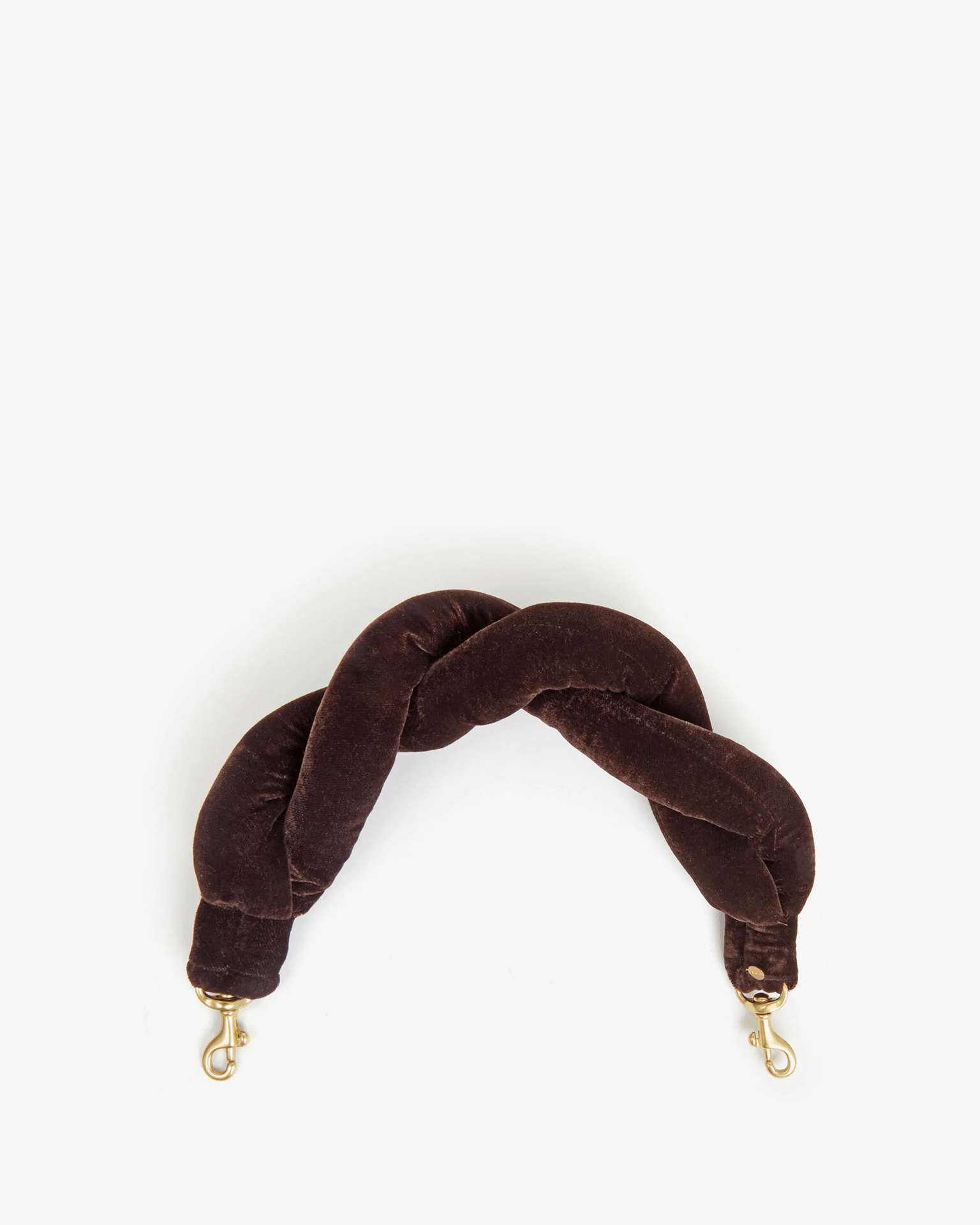 Clare V. - Braided Leather Shoulder Strap in Black Italian Nappa