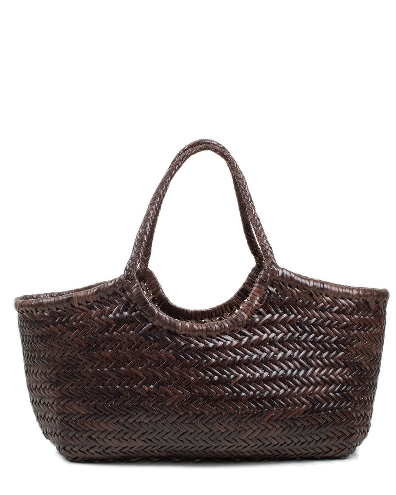 Dragon Diffusion Nantucket Basket Big in Dark Brown - Bliss Boutiques