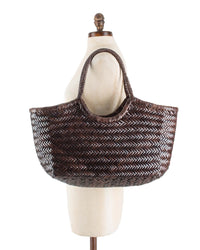 Dragon Diffusion Nantucket Basket Big in Dark Brown - Bliss Boutiques