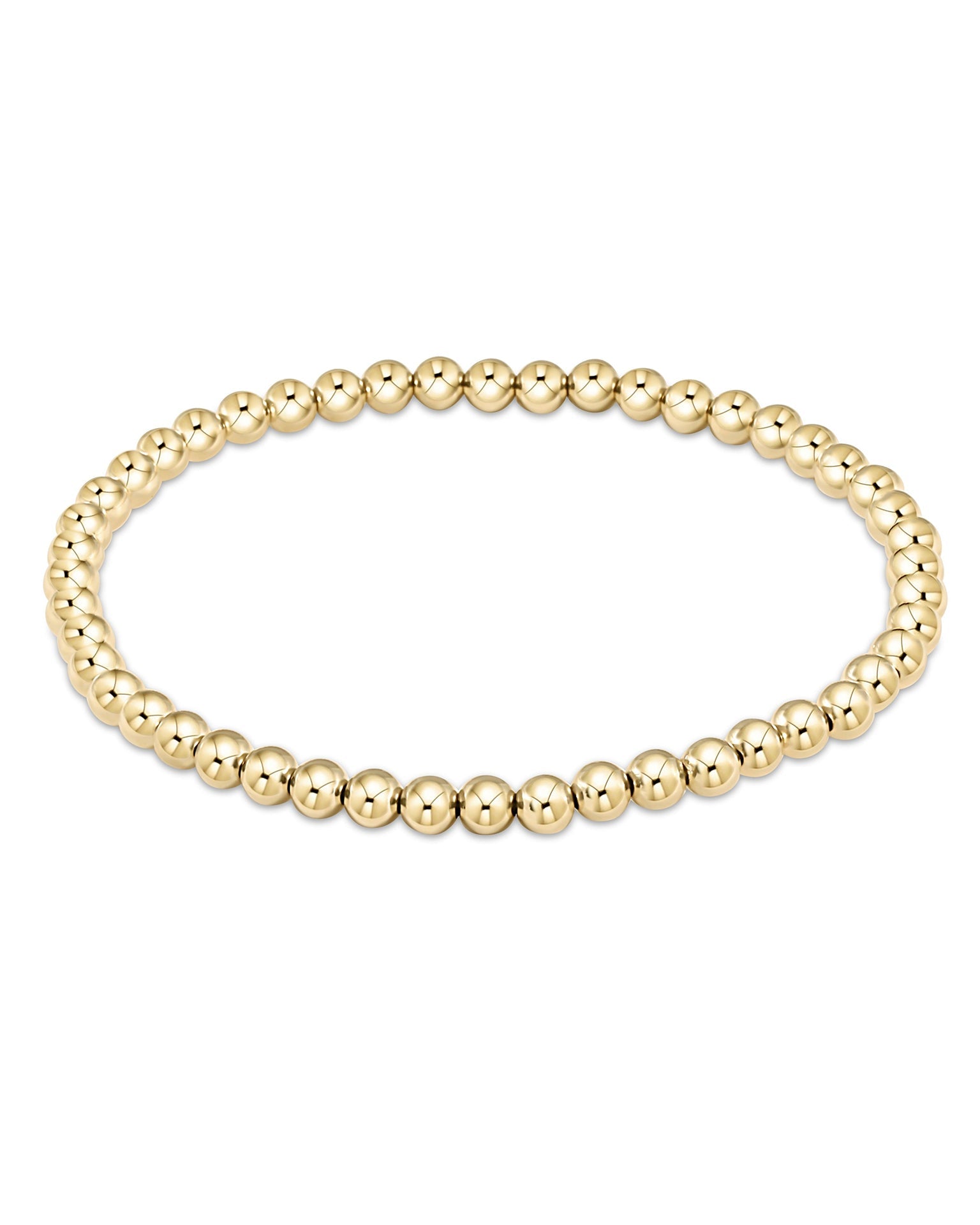 enewton Classic Gold 3mm Bead Bracelet - Bliss Boutiques