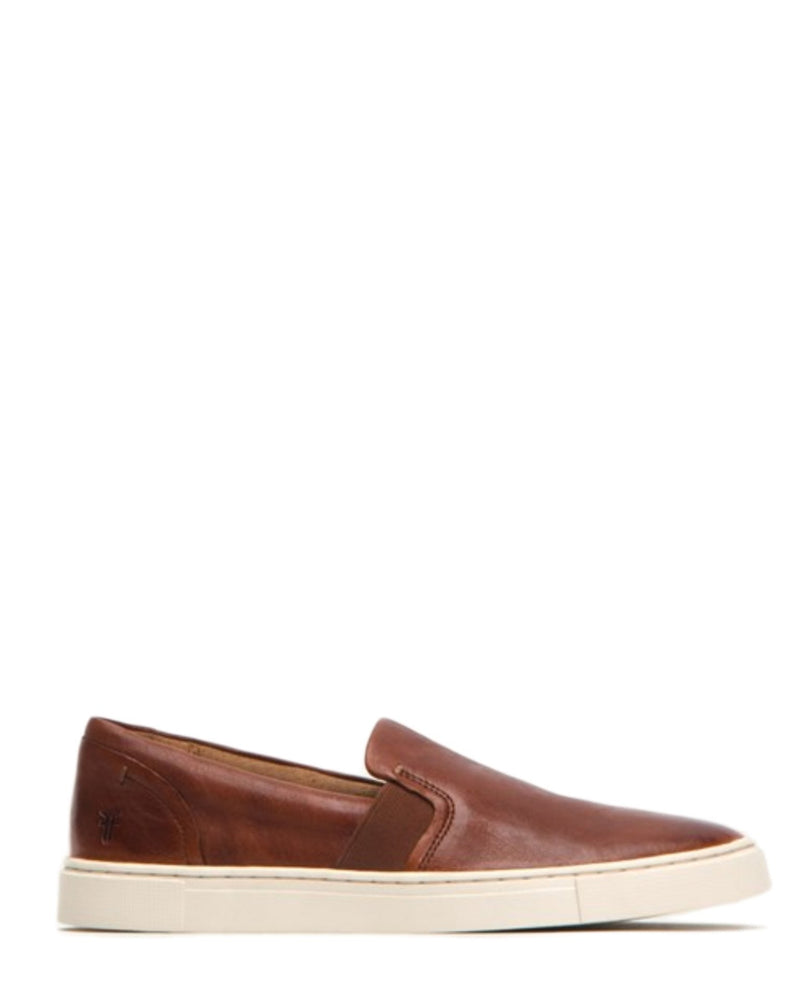 cognac slip on shoes