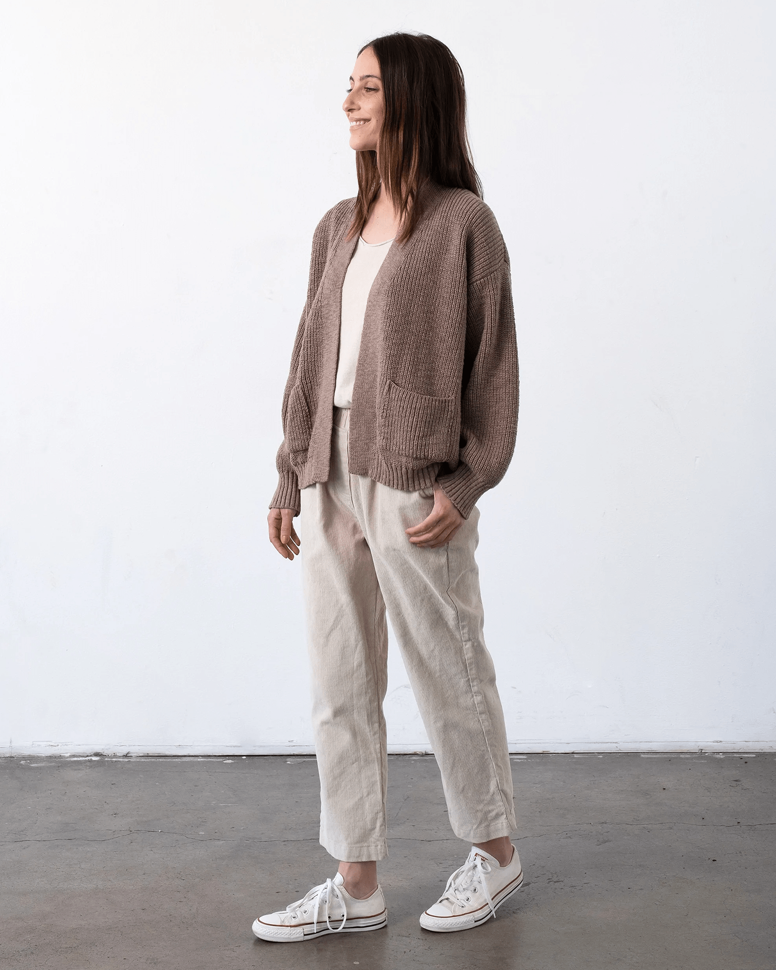 Brooklyn Cashmere Sweatpants in Camel