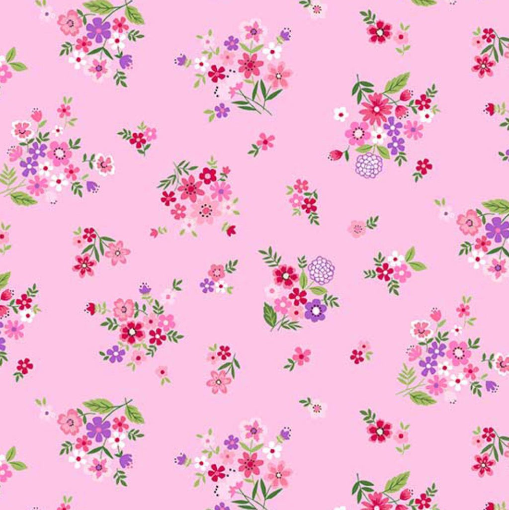 Andover Fabrics - Bloom - Summer - Bouquet Pink