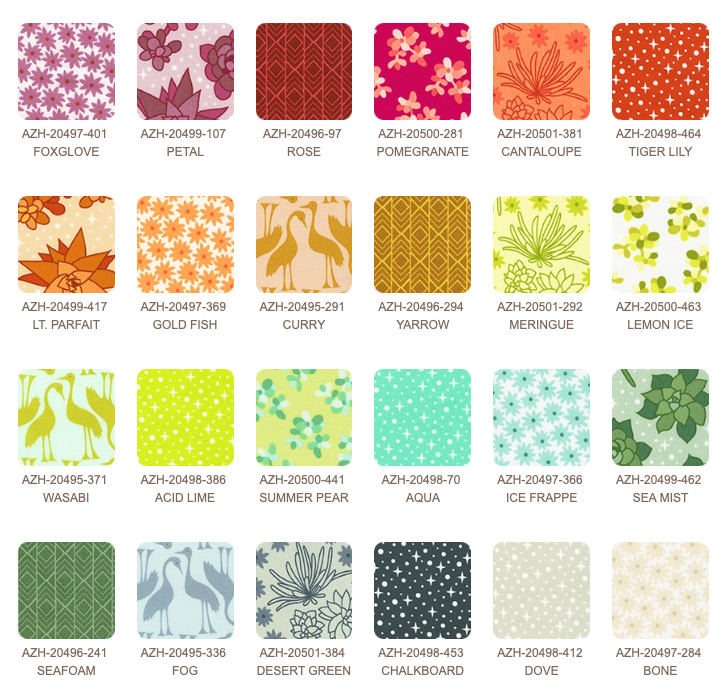 Sunroom Complete Collection Charm Pack – Royal Motif Fabrics