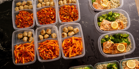 Pick one protein source to meal prep each week