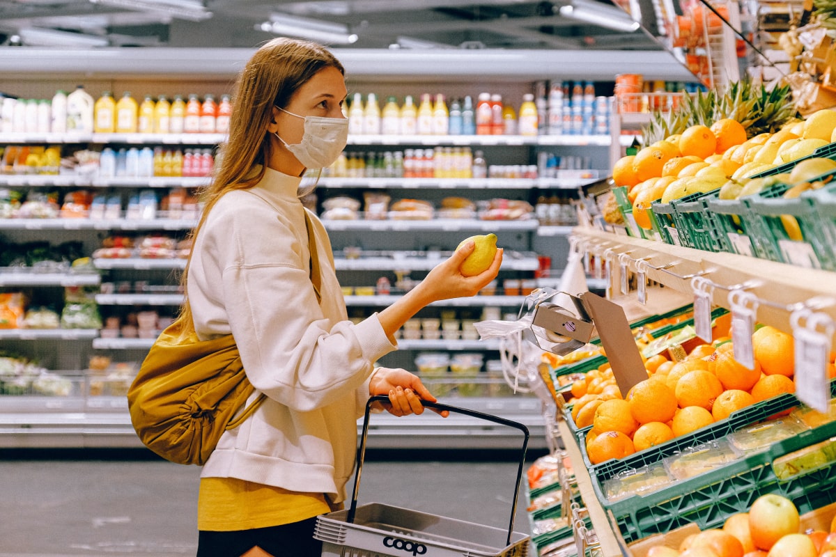 Image of a person shopping