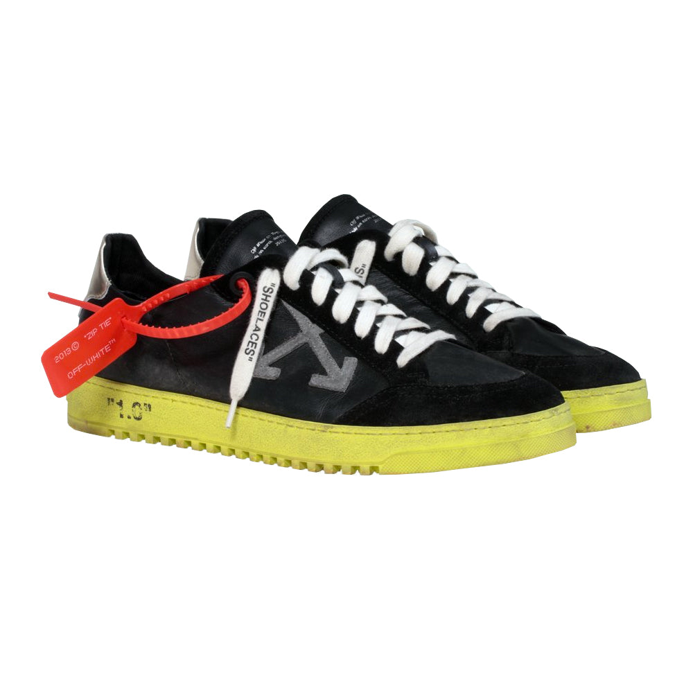 off white shoes black and yellow