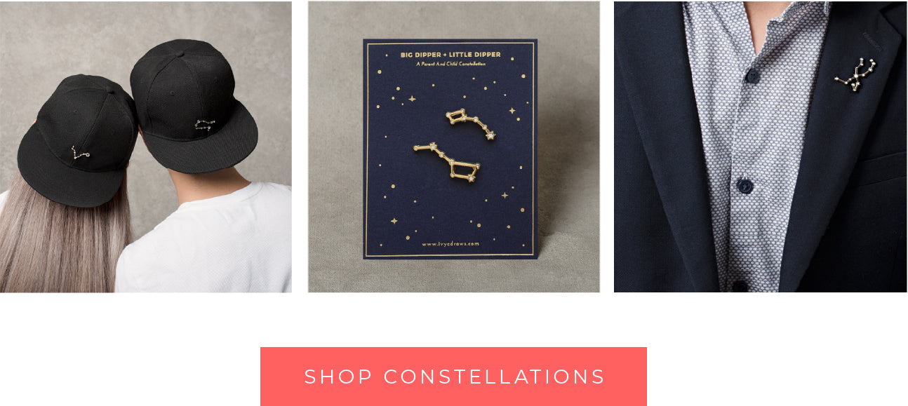 Constellation pins