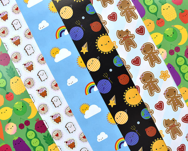 kawaii wrapping paper