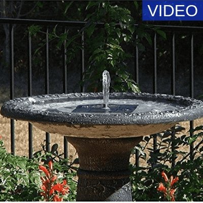 ankway solar bird bath