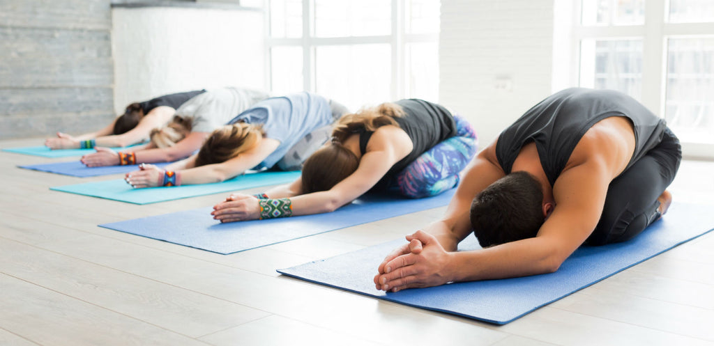 Yoga Posture Meditation during Child's Pose