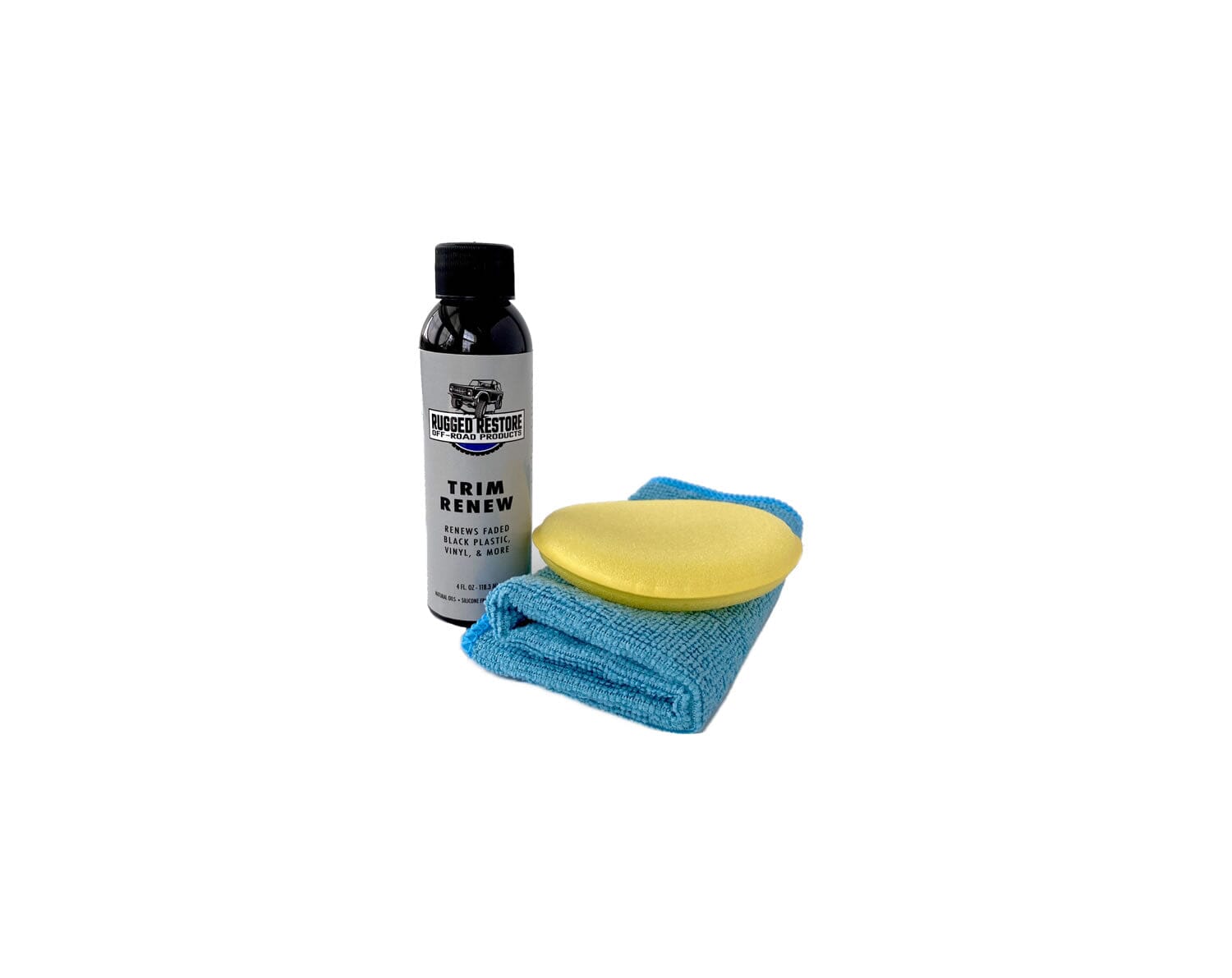 Solution Finish - Black Plastic & Vinyl Restorer - Use for Car and Truck Detailing - 1 oz.