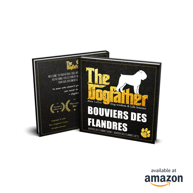 Bouvier des Flandres Book - The Dogfather: Dog wisdom & Life lessons