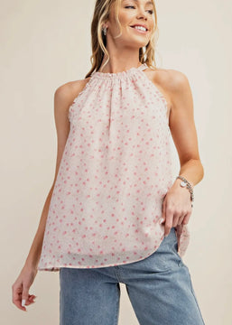 Sleeveless Floral Print