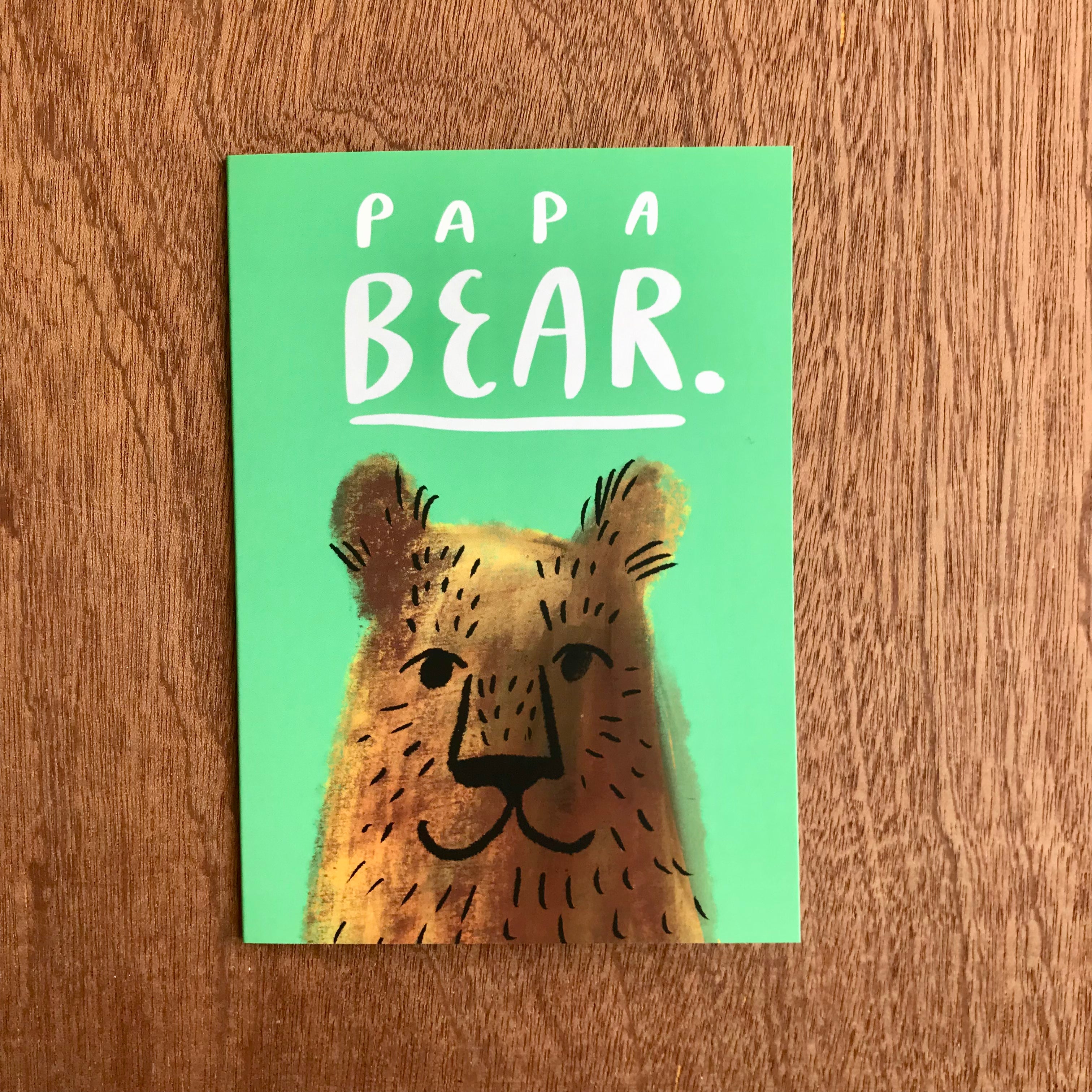 Papa Bear Card