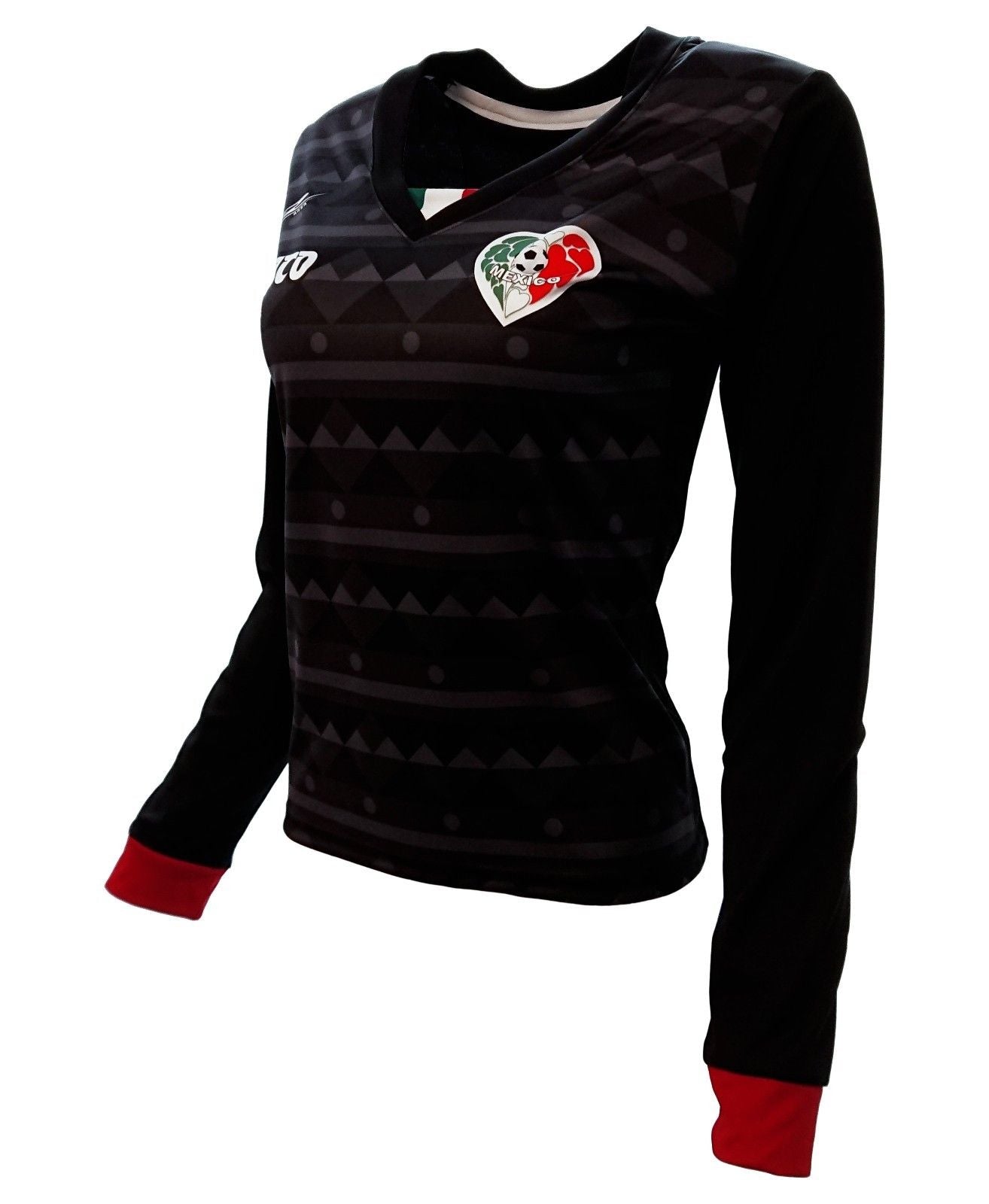 women's mexico soccer jersey black