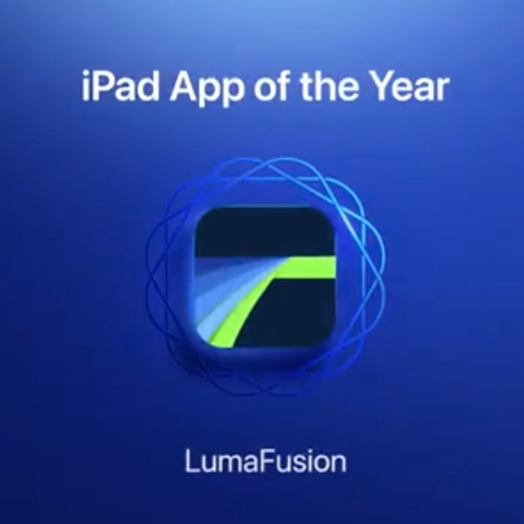 Luma Fusion iPad App of the Year 2021