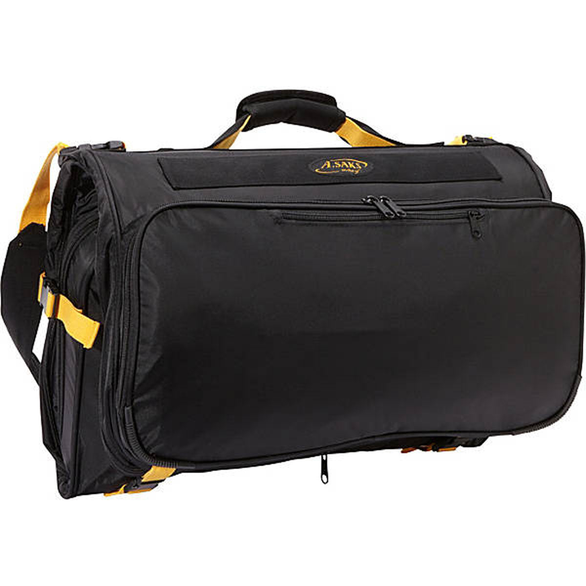 A. Saks EXPANDABLE Deluxe Tri-fold Carry On Garment Bag – Lexington Luggage