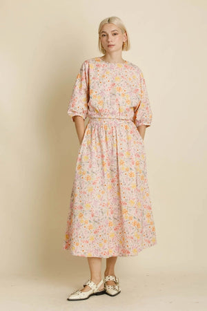 Aureum Floral Dolman Sleeve Top - Glow