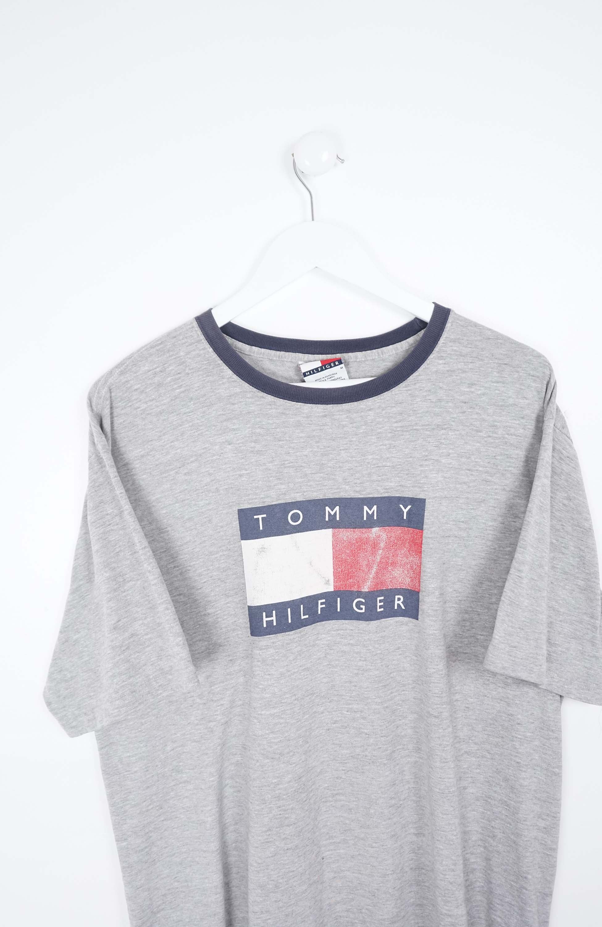 tommy hilfiger zip up shirt