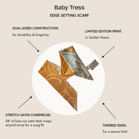 Baby Tress Edge Setting Scarf