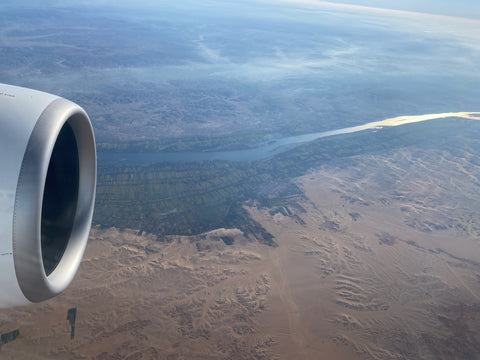 Flying over Nile 