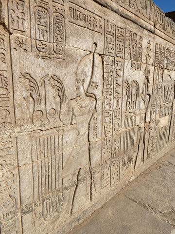 Kom Ombo Hieroglyphs 